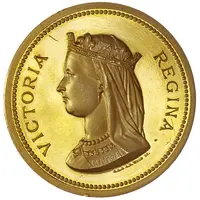 Award medal Local Exhibition - Victoria gold