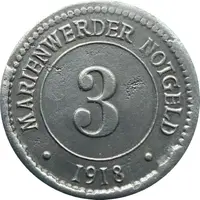 3 Pfennig - Marienwerder