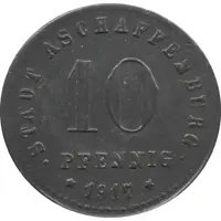 10 Pfennig - Aschaffenburg