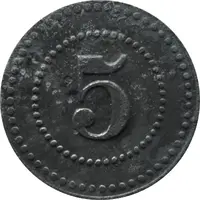 5 Pfennig - Ulm Kriegsgefangenen-Lager