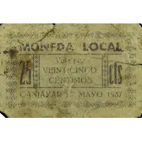 25 Céntimos Canjáyar