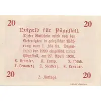 20 Heller Pöggstall