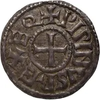 Denier - Pepin II Melle mint