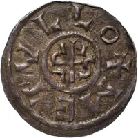 Denier - Pepin II Melle mint