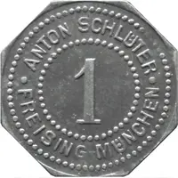 1 Pfennig - Freising-München Anton Schlüter