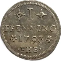 1 Pfenning Silver Pattern