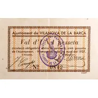1 Peseta Vilanova de la Barca