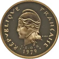 100 Francs Gold Piedfort