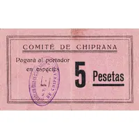 5 Pesetas Chiprana