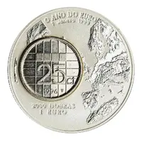2000 Dobras Netherlands 25 Cents