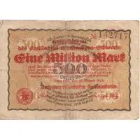 1 000 000 Mark Mecklenburg-Schwerinsches Staatsministerium