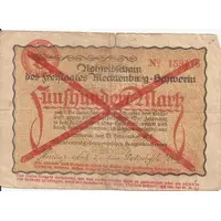 1 000 000 Mark Mecklenburg-Schwerinsches Staatsministerium