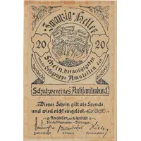 20 Heller Amstetten, Schutzverein Antisemitenbund