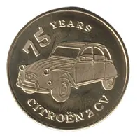 Token - Citroën 2 CV 75 - Years National Tokens