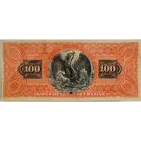 100 Pesos El Banco de Londres y Mexico