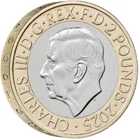 2 Pounds - Charles III 200 Years of the Modern Railway