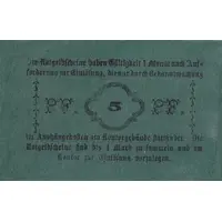 5 Pfennig Tietze and Seidensticker