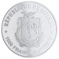 1000 Francs Guinéens Alexander von Humboldt