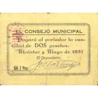 2 Pesetas Alcóntar