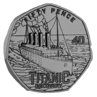 50 Pence - Charles III Titanic - The Journey