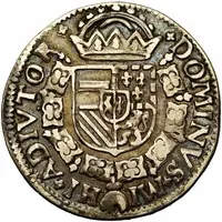 1/4 Daalder `1/4 Bourgondische Kruisrijksdaalder` in name of Philip II