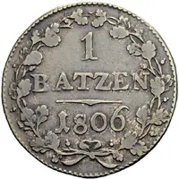 1 Batzen oval shield