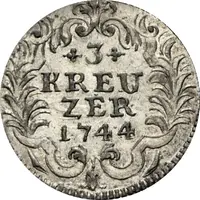 3 Kreuzers - Maximilian Joseph Ernest