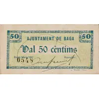 50 Céntimos Bagà