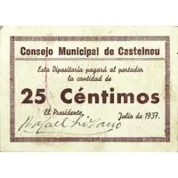 25 Céntimos Castelnou