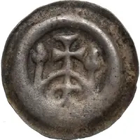 Denier Bracteate Cross, bow, lily