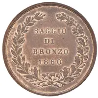 Saggio - Di Bronzo 1860