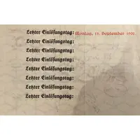 500 Mark Hannoversche Maschinenbau-AG, overprint on 5 Mark