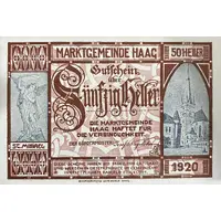 50 Heller Haag, Brown letters