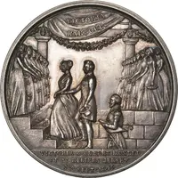 Medal Visit of Victoria and Albert to Jersey, Silver