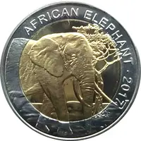 50 Francs CFA Elephant