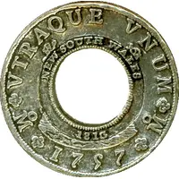 Medal - Earliest 1757 Holey Dollar Replica