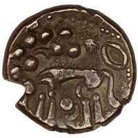 Gold Stater Norfolk Wolf Left Pellet and Crescent