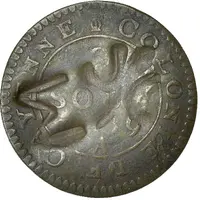 Stuiver 'Cayenne-Stuiver' Countermark C20 + fleur-de-lis