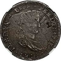 8 Reales - Fernando VII Royalist coinage