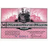 50 000 000 Mark Braunkohlenwerke Borna