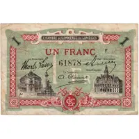 1 Franc - Chambre de Commerce de Limoges 87