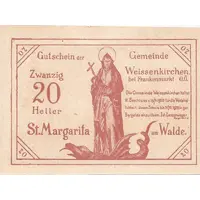 20 Heller Weissenkirchen bei Frankenmarkt