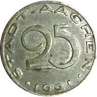 25 Pfennig - Aachen
