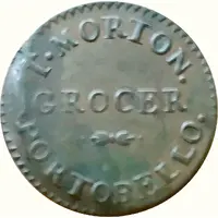 1 Farthing - T. Morton, Grocer Dublin, Ireland