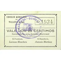 25 Céntimos Villarta