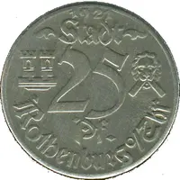 25 Pfennig - Rothenburg ob der Tauber Kobolzeller Tor