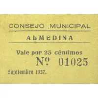 25 Céntimos Almedina