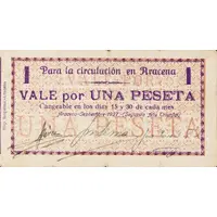 1 Peseta Aracena