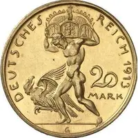 20 Mark - William II Pattern