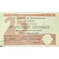 25 Céntimos Salinas